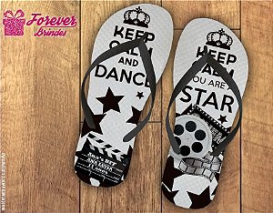 Chinelo Personalizado de Aniversário Cinema