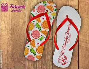 Chinelo Personalizado Formatura Nutrição