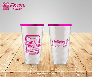 COPO TWISTER COM BORDA OUTUBRO ROSA