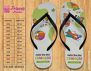 Chinelo Personalizado Dia das Crianças