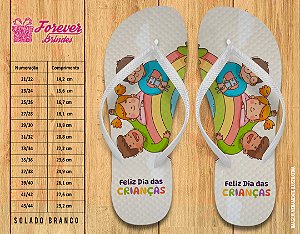 Chinelo Personalizado Dia das Crianças