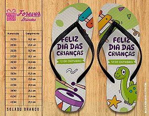 Chinelo Personalizado Dia das Crianças