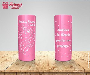 Copo Long Drink Personalizado de Unicórnio