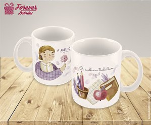 Caneca de Porcelana Personalizada Dia DOS PROFESSORES