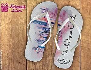 Chinelo Personalizado de Engenharia Civil