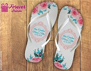 Chinelo Personalizado de Casamento