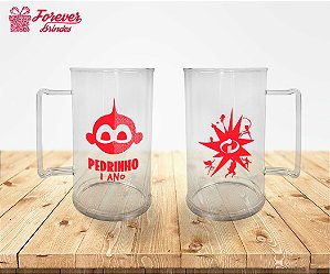 Caneca De Chopp Aniversário Os Incríveis