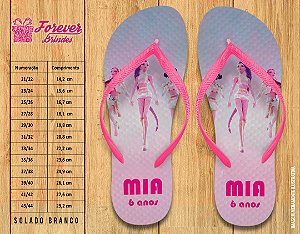Chinelo Personalizado Aniversário Guerreiras do Kpop Huntrix