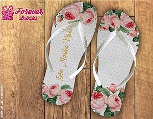 Chinelo Formatura de Medicina Florido