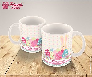 Caneca De Porcelana Da Páscoa