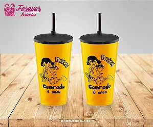 Copo Twister Personalizado Aniversário Pokemon
