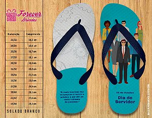 Chinelo Personalizado Dia do Servidor Público