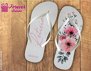 Chinelo Personalizado Aniversário De 40 Anos