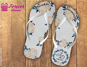 Chinelo Personalizado De Casamento