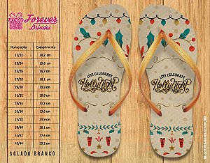Chinelo Personalizado natal