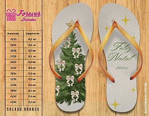 Chinelo Personalizado Natal