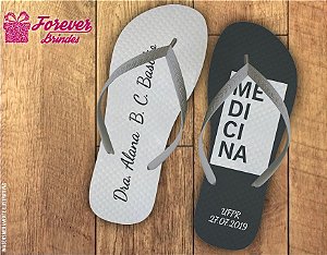 Chinelo Personalizado Formatura De Medicina