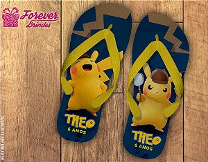 Chinelo Personalizado Pokémon Pikachu