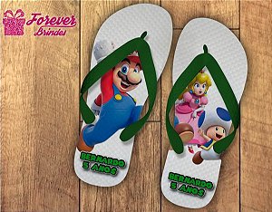 Chinelo Personalizado Do Mario