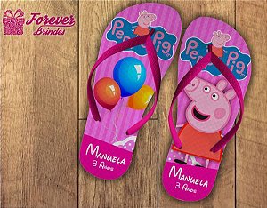 Chinelo Personalizado Da Peppa Pig