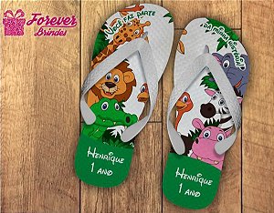 Chinelo Personalizado De Safari