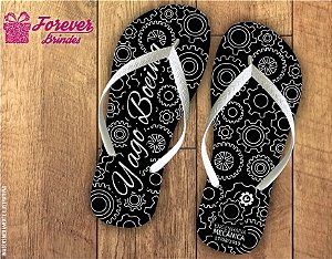 Chinelo Personalizado De Engenharia Mecânica