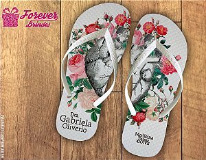 Chinelo Personalizado De Medicina Floral