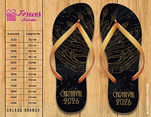 Chinelo Personalizado Carnaval