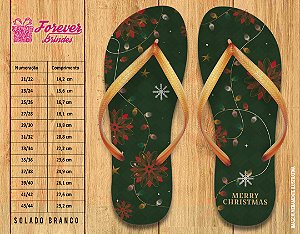 Chinelo Personalizado Natal