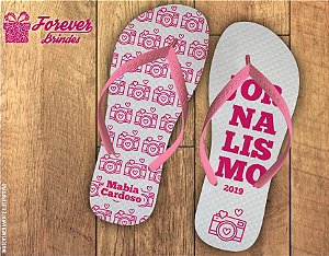 Chinelo Personalizado Formatura De Jornalismo