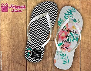 Chinelo Personalizado Listrado De Farmácia