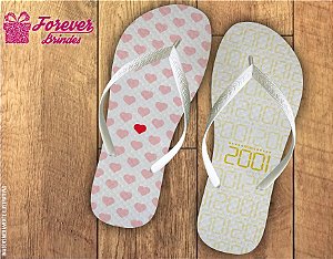 Chinelo Personalizado De Coraçãozinhos De Motel