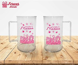 Caneca De Chopp Personalizado Chá De Bebê