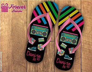 Chinelo Personalizado Aniversário De 40 Anos