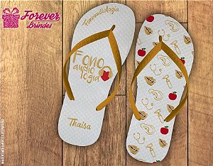 Chinelo Personalizado Formatura De Fonoaudiologia