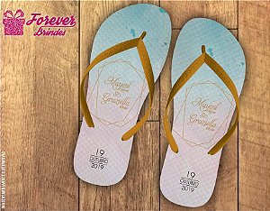 Chinelo De Casamento Personalizado Na Praia