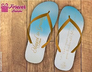 Chinelo Personalizado De Casamento Na Praia