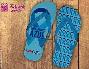 Chinelo Mês Do Novembro Azul