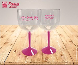 Taça De Gin Haste Rosa Medicina