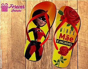 Chinelo Personalizado  Minha Mãe é Incrivel