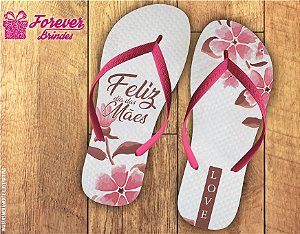 Chinelo Personalizado Feliz Dia Das Mães Love