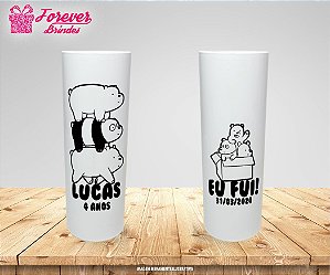 Copo Long Drink  Aniversário Infantil Nós Ursos