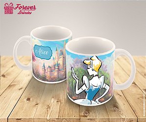 Caneca De Porcelana Cinderela