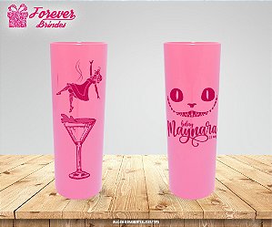 Copo Long Drink  Personalizado Aniversário Alice no País das Maravilhas