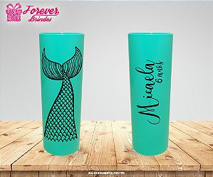 Copo Long Drink  Personalizado Aniversário Sereia