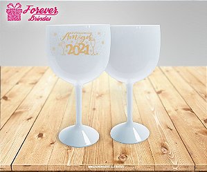 Taça De Gin Personalizada Réveillon  dos Amigos