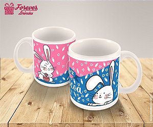 Caneca De Porcelana Páscoa