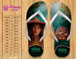 Chinelo Personalizado Princesa Raya