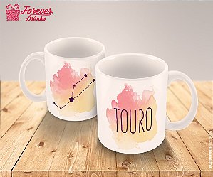 Caneca Porcelana Signo Touro