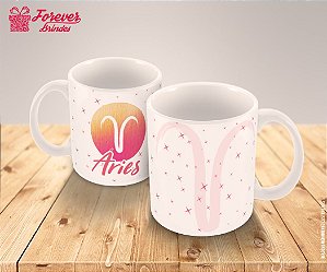 Caneca Porcelana Áries